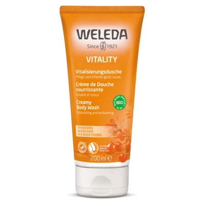 Weleda Vitality Sea Buckthorn Creamy Body Wash 200ml